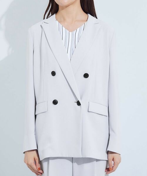INDIVI / インディヴィ テーラードジャケット | 【着る日傘／遮熱／UVケア】ダブルジャケット | 詳細10