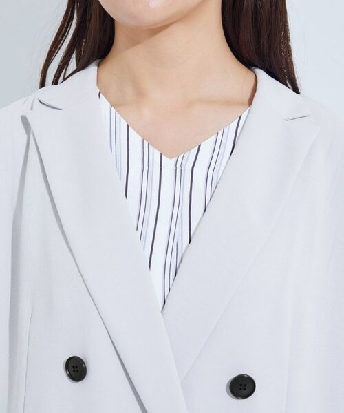 INDIVI / インディヴィ テーラードジャケット | 【着る日傘／遮熱／UVケア】ダブルジャケット | 詳細13