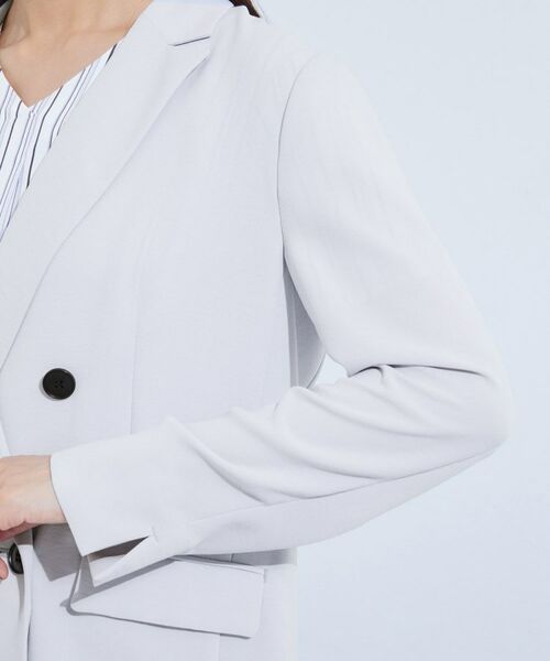 INDIVI / インディヴィ テーラードジャケット | 【着る日傘／遮熱／UVケア】ダブルジャケット | 詳細14
