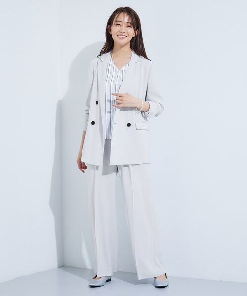 INDIVI / インディヴィ テーラードジャケット | 【着る日傘／遮熱／UVケア】ダブルジャケット | 詳細4