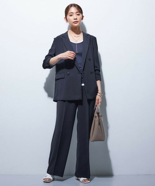 INDIVI / インディヴィ テーラードジャケット | 【着る日傘／遮熱／UVケア】ダブルジャケット | 詳細8