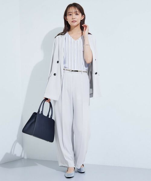 INDIVI / インディヴィ パンツ | 【着る日傘/遮熱/UVケア】ワイドパンツ | 詳細4