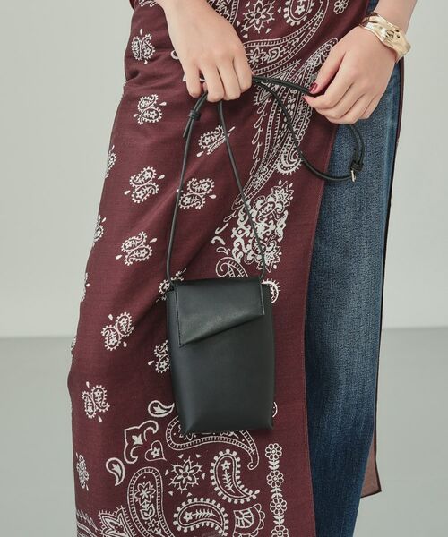 INDIVI / インディヴィ ショルダーバッグ | フラップポシェット(ブラック(019))