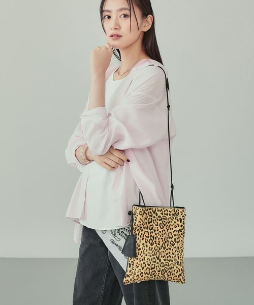 INDIVI / インディヴィ ショルダーバッグ | ◆アニマルハラコ ポシェット | 詳細3