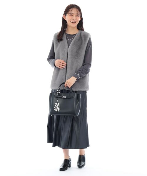 INDIVI / インディヴィ ハンドバッグ | ソフトタックミドルバッグ | 詳細1