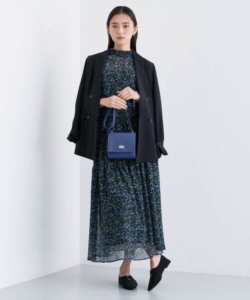 INDIVI / インディヴィ シャツ・ブラウス | 【秋映え柄/セットアップ可能】フラワーシフォンブラウス | 詳細8