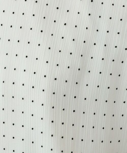 INDIVI / インディヴィ シャツ・ブラウス | フロッキードットブラウス | 詳細4