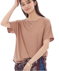 INDIVI / インディヴィ Tシャツ | 【インナーとしても活躍！】シンプルTシャツ