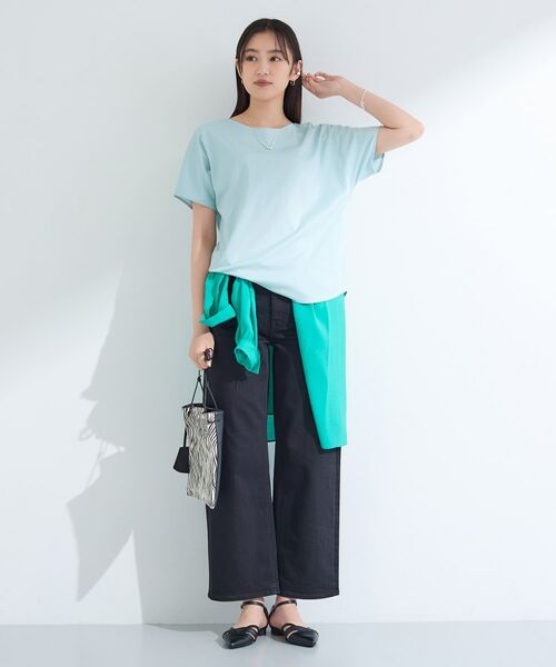 INDIVI / インディヴィ Tシャツ | 【インナーとしても活躍！】シンプルTシャツ | 詳細15