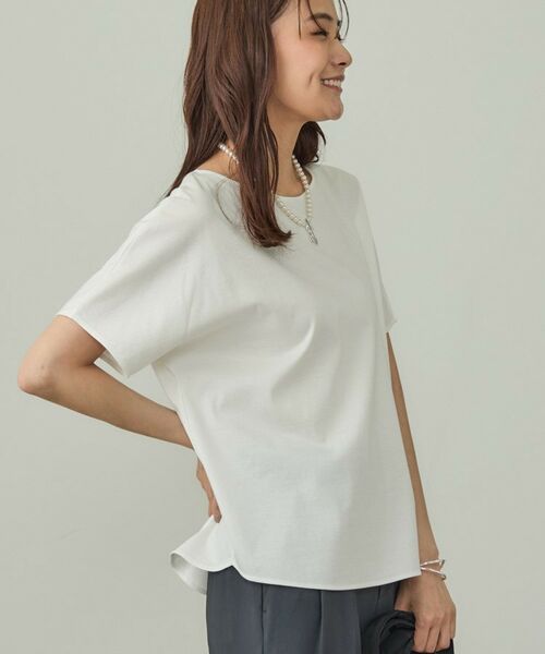 INDIVI / インディヴィ Tシャツ | 【インナーとしても活躍！】シンプルTシャツ | 詳細2