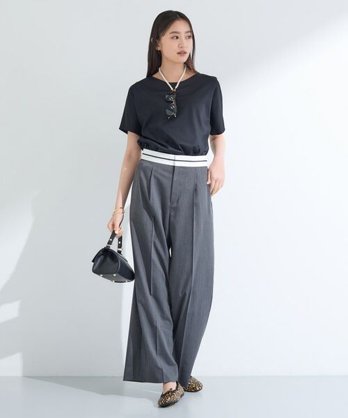 INDIVI / インディヴィ Tシャツ | 【インナーとしても活躍！】シンプルTシャツ | 詳細7