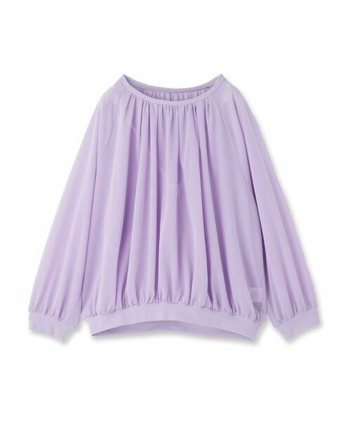 INDIVI / インディヴィ カットソー | 【体型カバー／マシンウォッシュ対応】シアージャージトップス | 詳細1