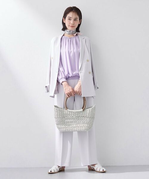 INDIVI / インディヴィ カットソー | 【体型カバー／マシンウォッシュ対応】シアージャージトップス | 詳細24