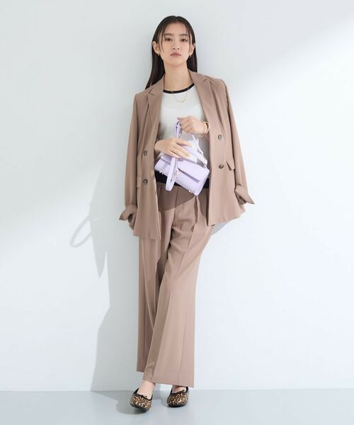 INDIVI / インディヴィ ニット・セーター | 【インナーで活躍／アンサンブル】クルーネック半袖ニット | 詳細14