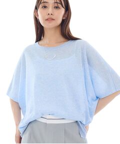 美品♡インディヴィ＊ウールカシミヤハイネックニット　セーター　洗える　38 冬ニット人気NO．1！／カシミヤ混】バックスリット ハイネック