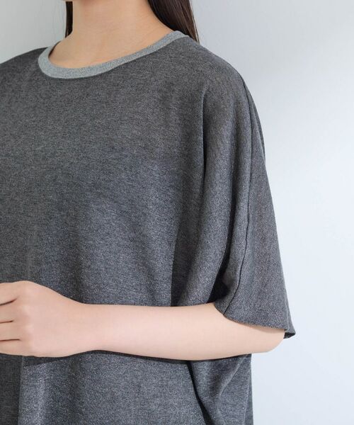 INDIVI / インディヴィ ニット・セーター | 【洗える／二の腕カバー】バイカラーラメニット | 詳細18