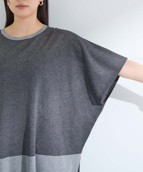 INDIVI / インディヴィ ニット・セーター | 【洗える／二の腕カバー】バイカラーラメニット | 詳細19