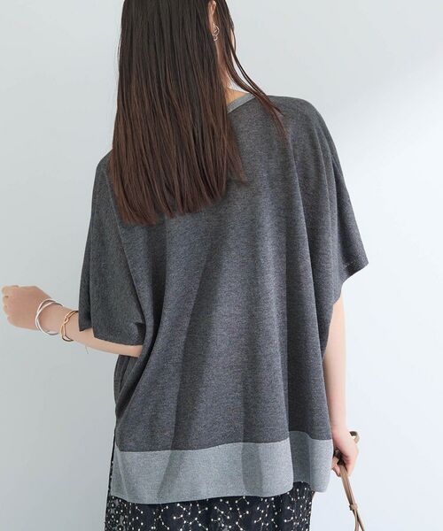 INDIVI / インディヴィ ニット・セーター | 【洗える／二の腕カバー】バイカラーラメニット | 詳細7