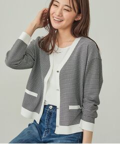 INDIVI / インディヴィ カーディガン・ボレロ | 【軽く羽織れる/洗える】ジャケット風カーディガン