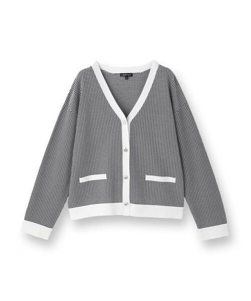 INDIVI / インディヴィ カーディガン・ボレロ | 【軽く羽織れる/洗える】ジャケット風カーディガン | 詳細1