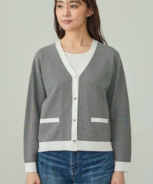 INDIVI / インディヴィ カーディガン・ボレロ | 【軽く羽織れる/洗える】ジャケット風カーディガン | 詳細11