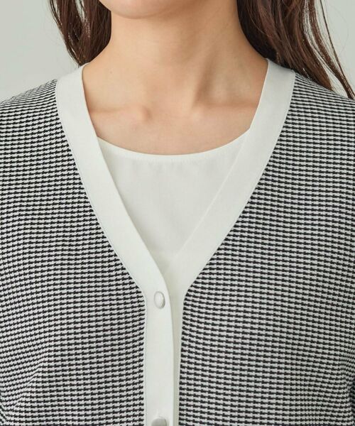 INDIVI / インディヴィ カーディガン・ボレロ | 【軽く羽織れる/洗える】ジャケット風カーディガン | 詳細14