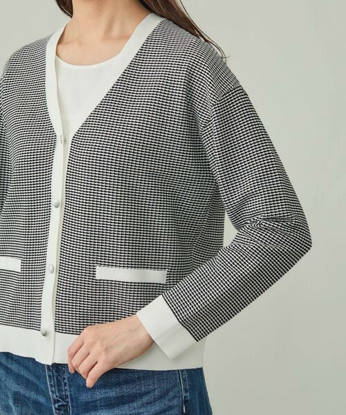 INDIVI / インディヴィ カーディガン・ボレロ | 【軽く羽織れる/洗える】ジャケット風カーディガン | 詳細15