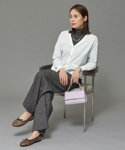 INDIVI / インディヴィ カーディガン・ボレロ | 【軽く羽織れる/洗える】ジャケット風カーディガン | 詳細2