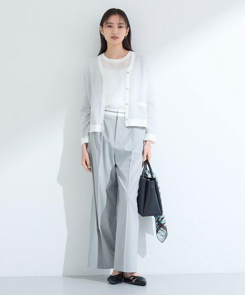 INDIVI / インディヴィ カーディガン・ボレロ | 【軽く羽織れる/洗える】ジャケット風カーディガン | 詳細4