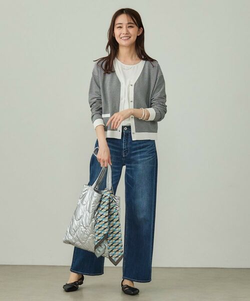 INDIVI / インディヴィ カーディガン・ボレロ | 【軽く羽織れる/洗える】ジャケット風カーディガン | 詳細9
