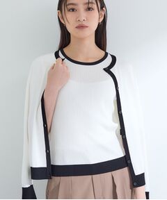 INDIVI / インディヴィ カーディガン・ボレロ | 【通年活躍！／アンサンブル可能】クルーネックカーディガン