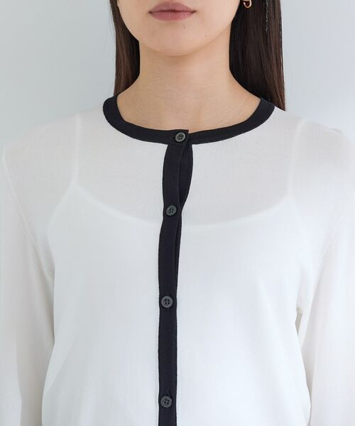 INDIVI / インディヴィ カーディガン・ボレロ | 【通年活躍！／アンサンブル可能】クルーネックカーディガン | 詳細17