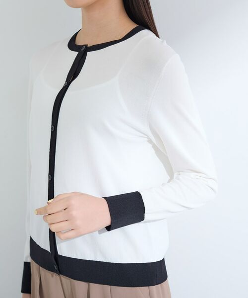 INDIVI / インディヴィ カーディガン・ボレロ | 【通年活躍！／アンサンブル可能】クルーネックカーディガン | 詳細18