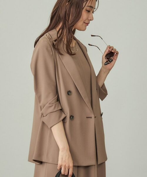 INDIVI / インディヴィ テーラードジャケット | 【軽く羽織れる!】ダブルジャケット | 詳細10
