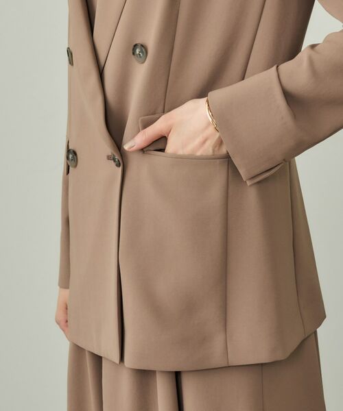 INDIVI / インディヴィ テーラードジャケット | 【軽く羽織れる!】ダブルジャケット | 詳細21