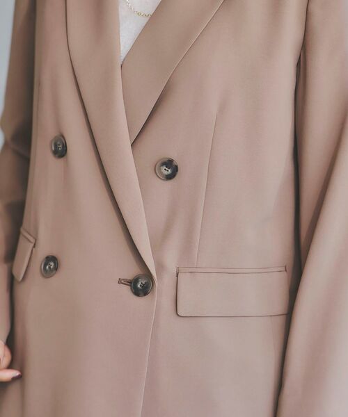 INDIVI / インディヴィ テーラードジャケット | 【軽く羽織れる!】ダブルジャケット | 詳細28