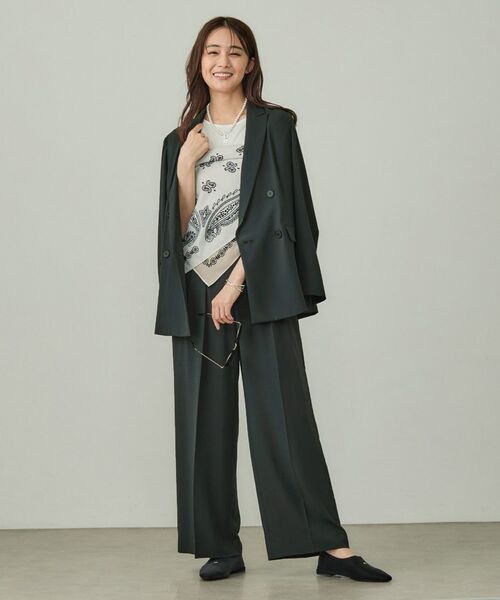 INDIVI / インディヴィ テーラードジャケット | 【軽く羽織れる!】ダブルジャケット | 詳細4