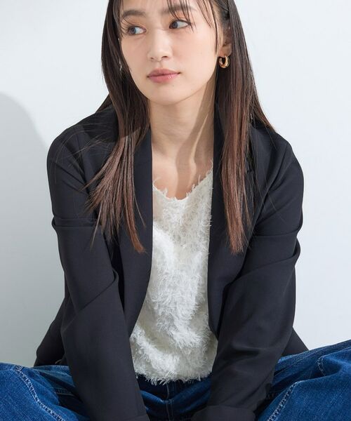INDIVI / インディヴィ テーラードジャケット | 【軽く羽織れる!】ダブルジャケット | 詳細6