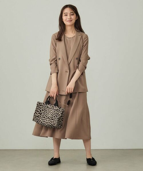 INDIVI / インディヴィ ロング・マキシ丈ワンピース | 【美シルエット】ノースリーブワンピース | 詳細12