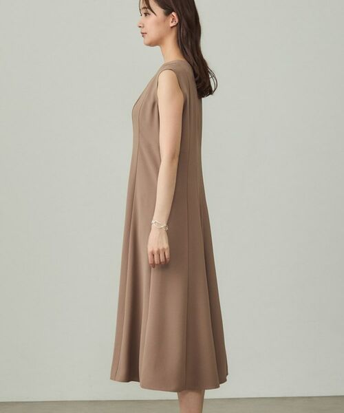 INDIVI / インディヴィ ロング・マキシ丈ワンピース | 【美シルエット】ノースリーブワンピース | 詳細15
