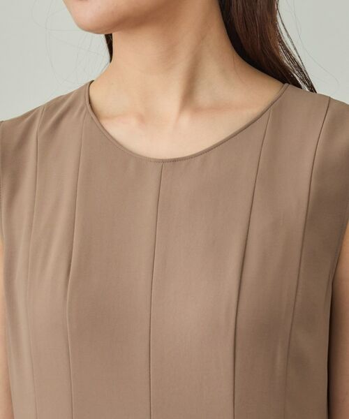 INDIVI / インディヴィ ロング・マキシ丈ワンピース | 【美シルエット】ノースリーブワンピース | 詳細17