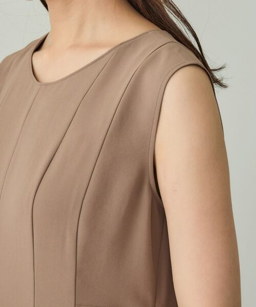INDIVI / インディヴィ ロング・マキシ丈ワンピース | 【美シルエット】ノースリーブワンピース | 詳細19