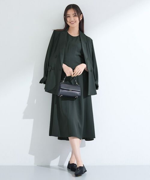 INDIVI / インディヴィ ロング・マキシ丈ワンピース | 【美シルエット】ノースリーブワンピース | 詳細4