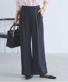 INDIVI / インディヴィ パンツ | 【着心地抜群！】タックワイドパンツ