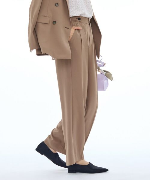 INDIVI / インディヴィ パンツ | 【着心地抜群！】タックワイドパンツ | 詳細10