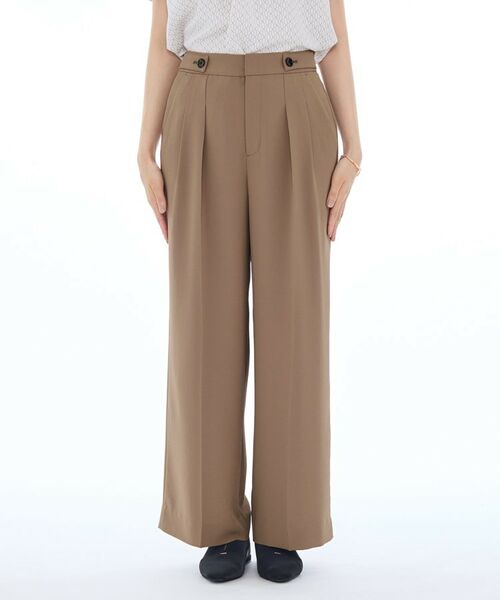 INDIVI / インディヴィ パンツ | 【着心地抜群！】タックワイドパンツ | 詳細14