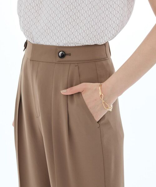 INDIVI / インディヴィ パンツ | 【着心地抜群！】タックワイドパンツ | 詳細20