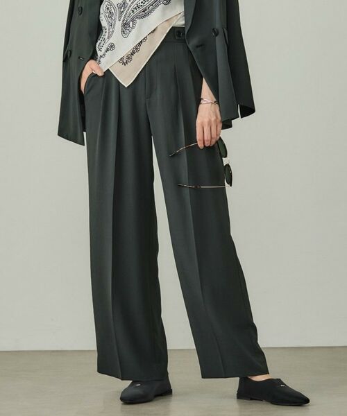INDIVI / インディヴィ パンツ | 【着心地抜群！】タックワイドパンツ | 詳細22