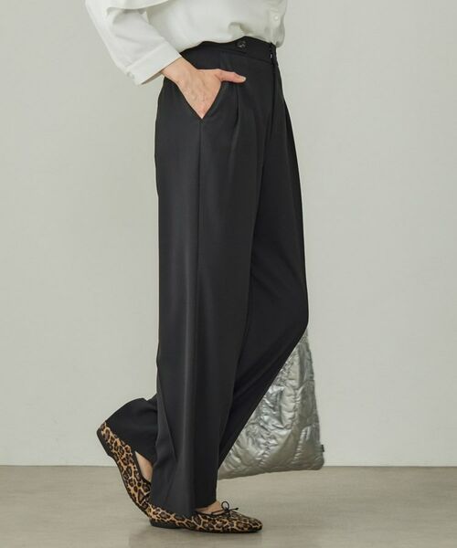 INDIVI / インディヴィ パンツ | 【着心地抜群！】タックワイドパンツ | 詳細7