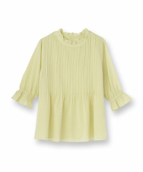 INDIVI / インディヴィ シャツ・ブラウス | 【洗える/コットン】ピンタックシアーブラウス | 詳細1